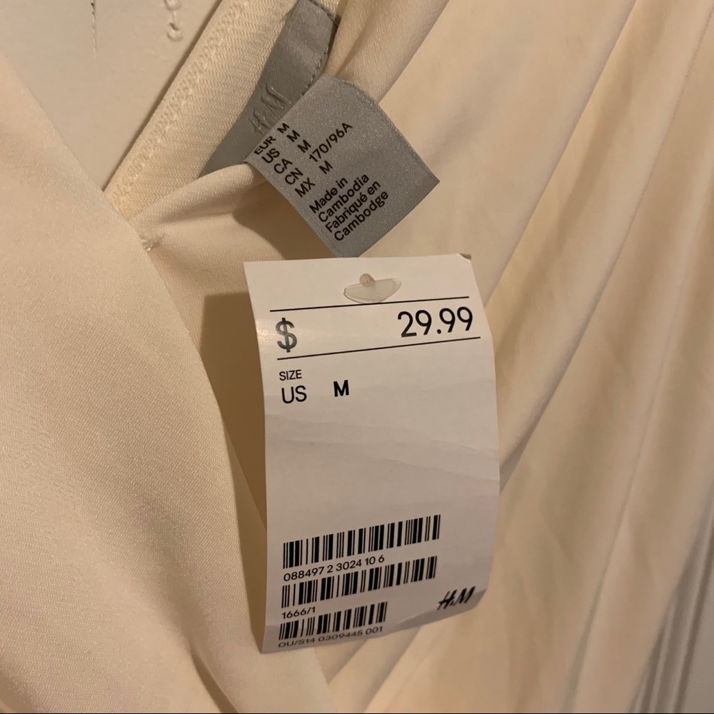 LAST CHANCE! H&M Ivory Cocktail Dress - Picture 4 of 4
